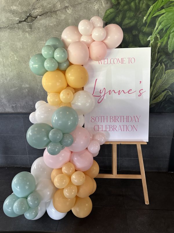 Basic Balloon Welcome Sign Package