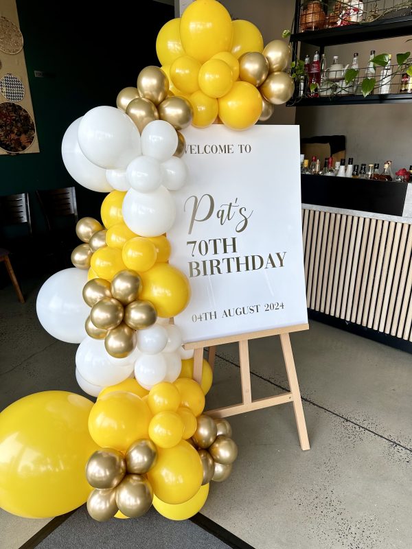 Basic Balloon Welcome Sign Package